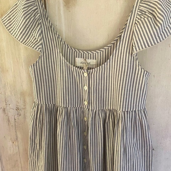 THE GREAT The Flutter Cami Dress Size 0 - Picture 6 of 7